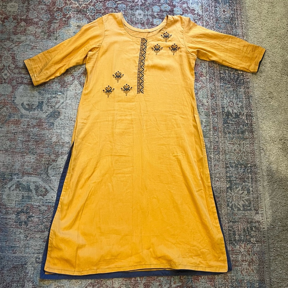 Handmade Embroidered Casual Kurti or Tunic